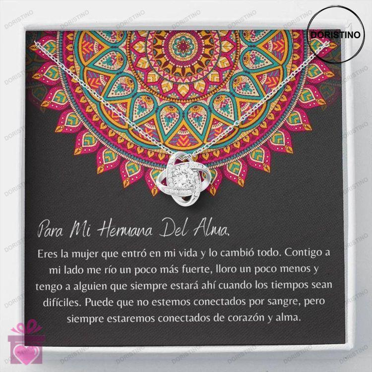 Best Friend Necklace Latina Friend Gift  Collar Para Amiga  Spanish Friend Gift  Hermana Del Alma Doristino Trending Necklace
